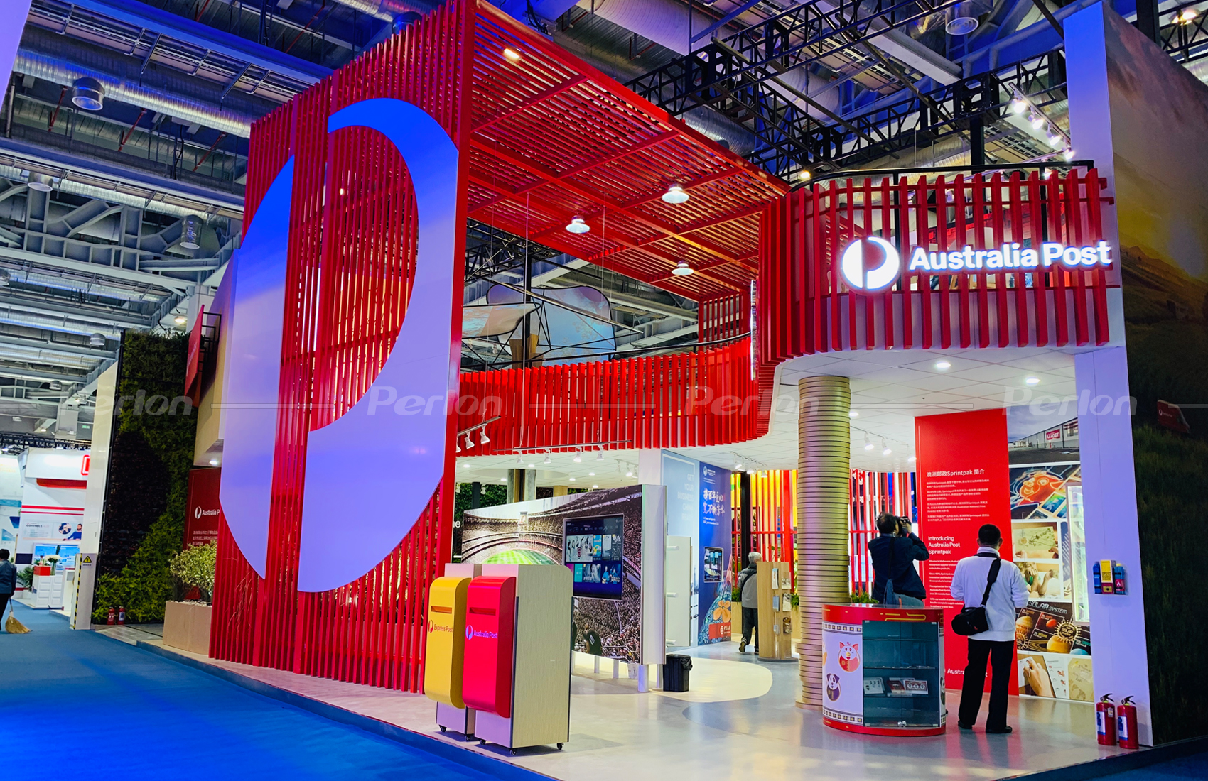 澳大利亞郵件企業館現場照片