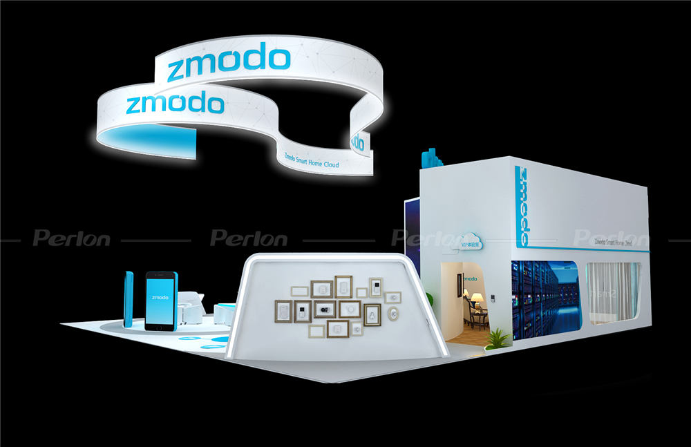 智美達(dá)美國(guó)展臺(tái)設(shè)計(jì)搭建