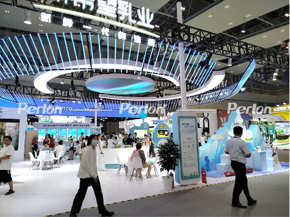 新希望乳業(yè)展臺設計搭建