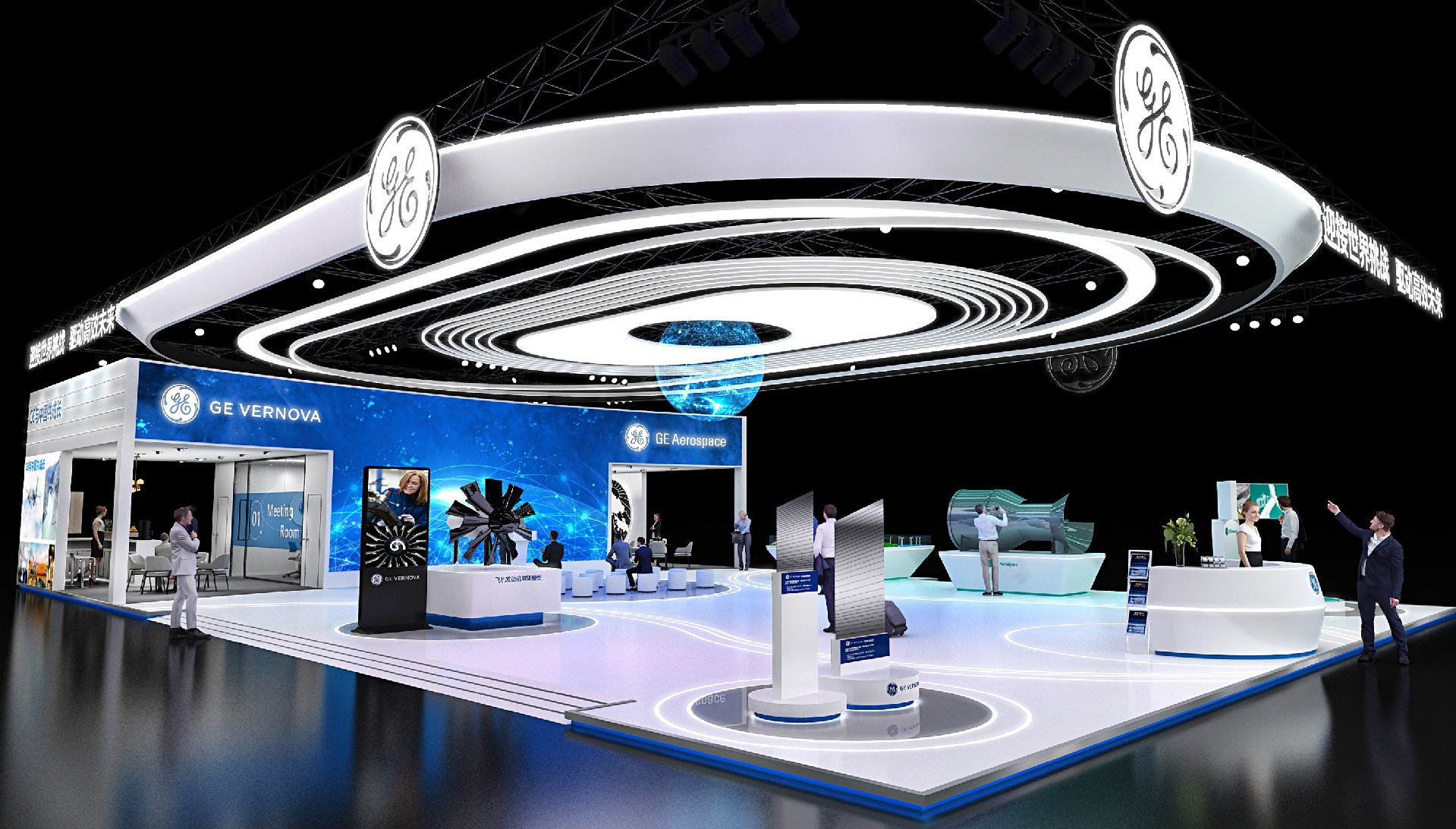 通用電氣-進博會展臺設計